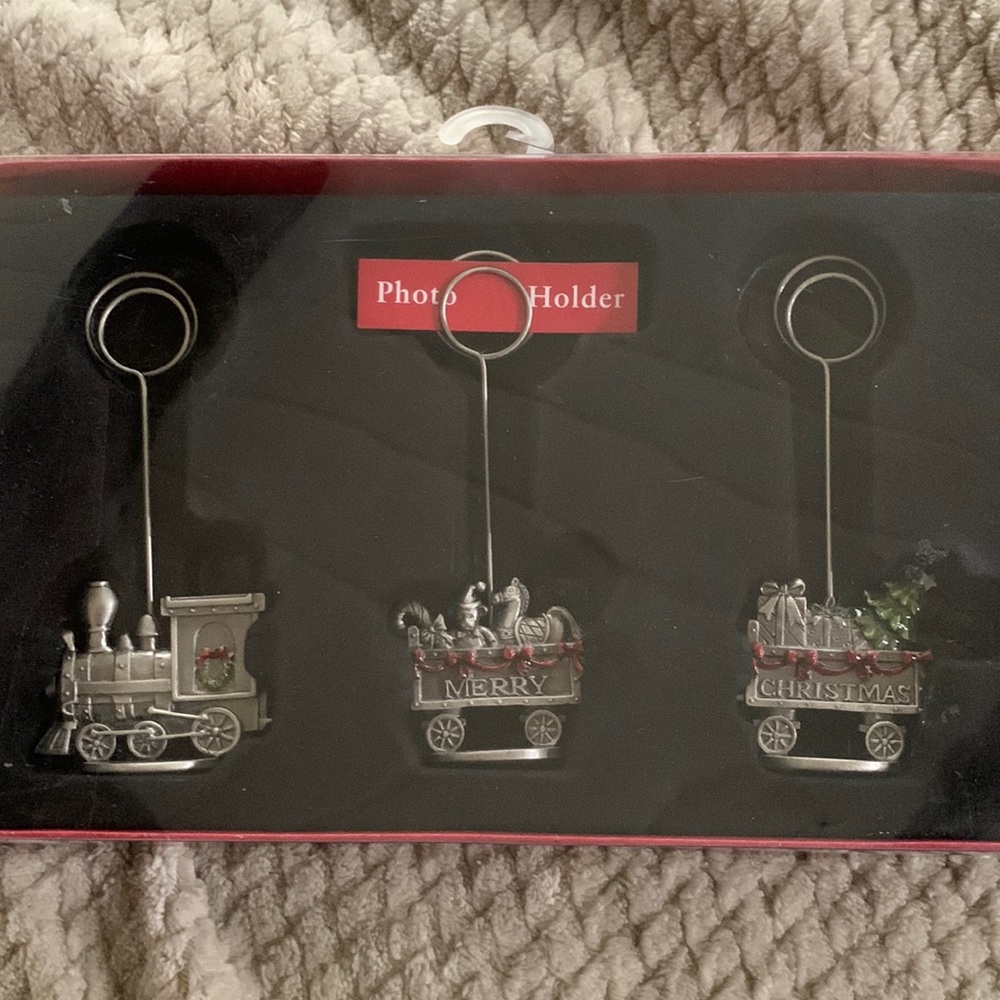 Christmas photo/ place card holders